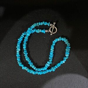 Genuine Turquoise Beaded Necklace